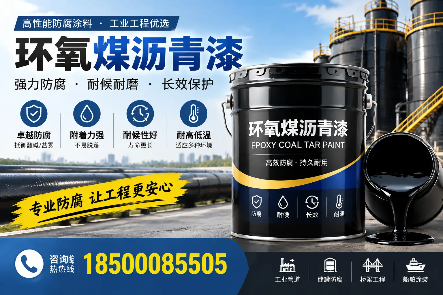 环氧煤沥青漆的施工方法与注意事项，确保在那曲顺利完成
