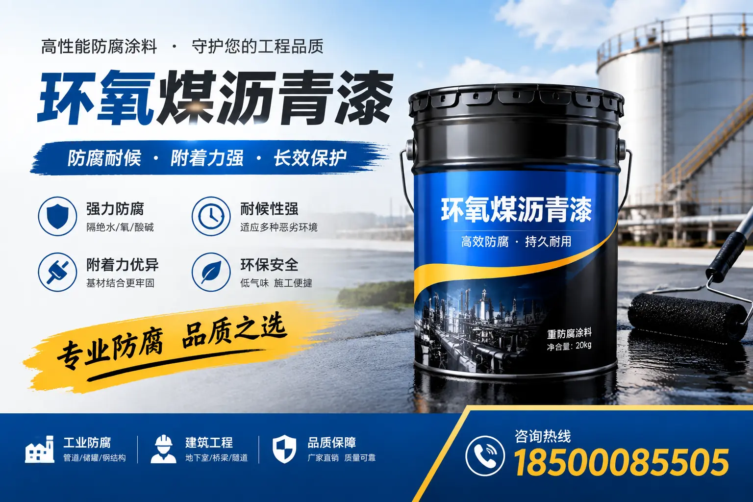 如何选择适合的环氧煤沥青漆？那曲市场选型指南